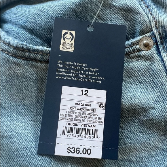 NWT Women's Universal Thread High-Rise Denim Maxi Skirt Size 12 (L) - Picture 5 of 7